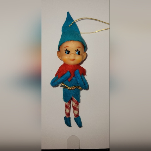 Vintage Christmas Elf Ornament made in Japan - Picture 6 of 6